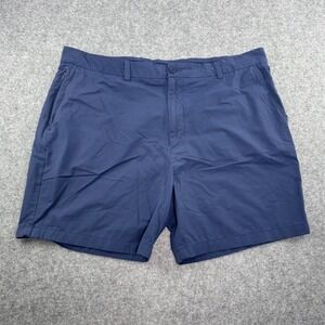 Vineyard Vines Performance Shorts Navy Blue‎ Mens Size 40 Flat Front Chino